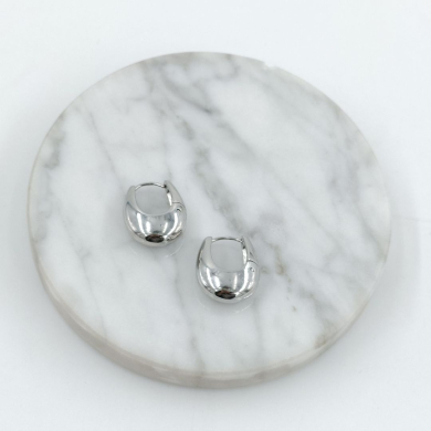 ARETES ZO11149E/17MM/200 PLATEADO Acero Inoxidable