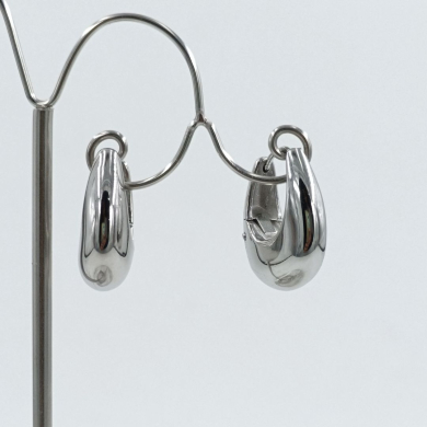 ARETES ZO11149E/17MM/200 PLATEADO Acero Inoxidable