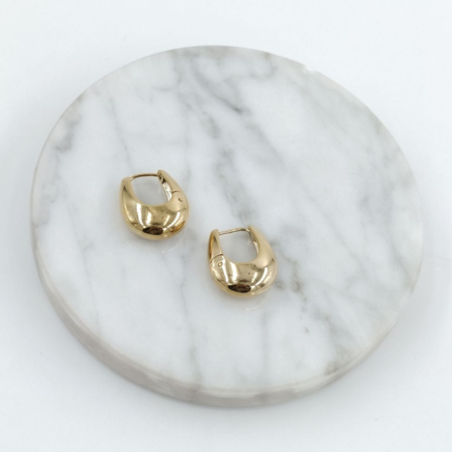 ARETES ZO11149E/17MM/200 DORADO Acero Inoxidable