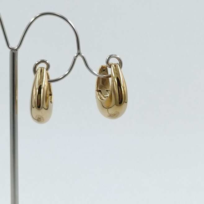 ARETES ZO11149E/17MM/200 DORADO Acero Inoxidable