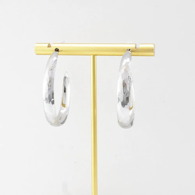 ARETES ZO10427E200 PLATEADO Acero Inoxidable