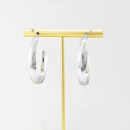 ARETES ZO10427E200 PLATEADO Acero Inoxidable
