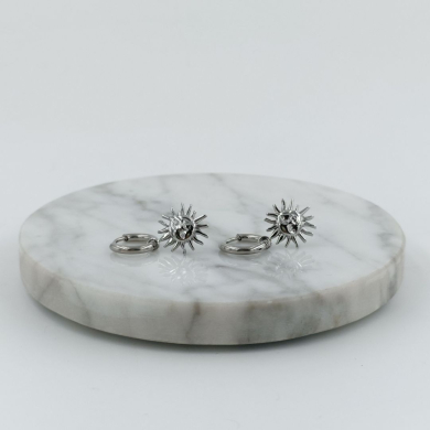 ARETES ZO6395E200 PLATEADO Acero Inoxidable