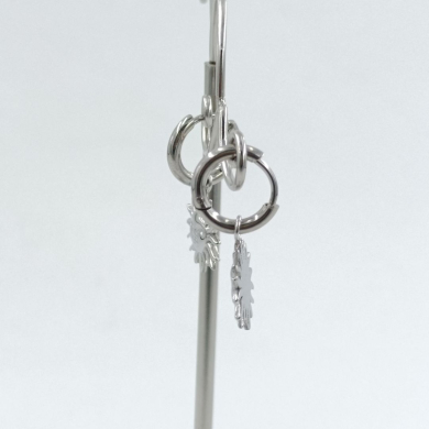 ARETES ZO6395E200 PLATEADO Acero Inoxidable