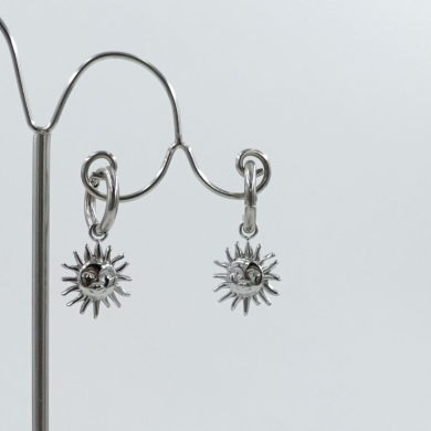ARETES ZO6395E200 PLATEADO Acero Inoxidable