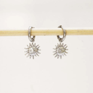 ARETES ZO6395E200 PLATEADO Acero Inoxidable