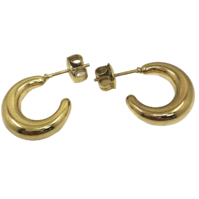 ARETES ZO14486E/21MM PLATEADO Acero Inoxidable