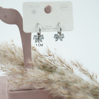 ARETES ZO11954E PLATEADO Acero Inoxidable