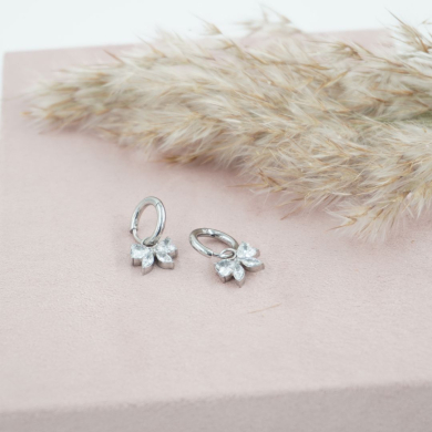 ARETES ZO11954E PLATEADO Acero Inoxidable