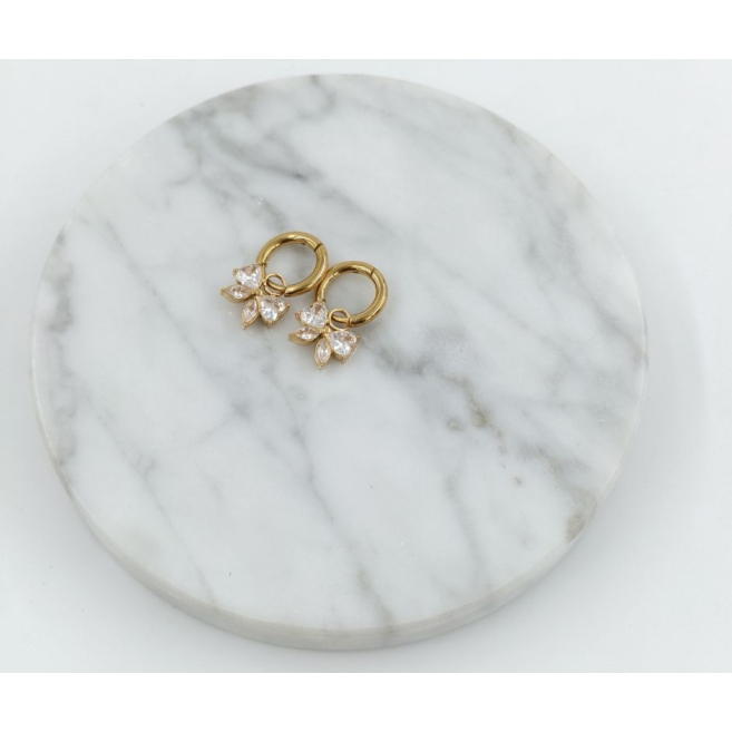 ARETES ZO11954E DORADO Acero Inoxidable