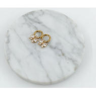 ARETES ZO11954E DORADO Acero Inoxidable