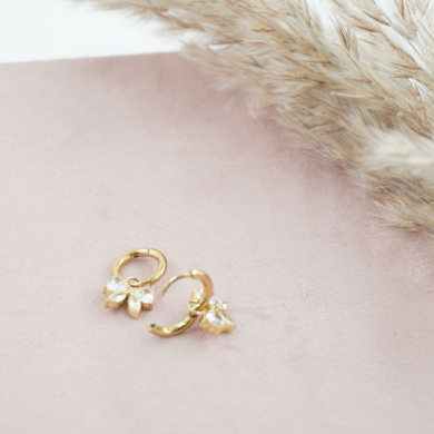ARETES ZO11954E DORADO Acero Inoxidable