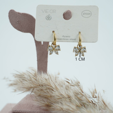 ARETES ZO11954E DORADO Acero Inoxidable