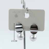 ARETES ZO10413E200 PLATEADO Acero Inoxidable