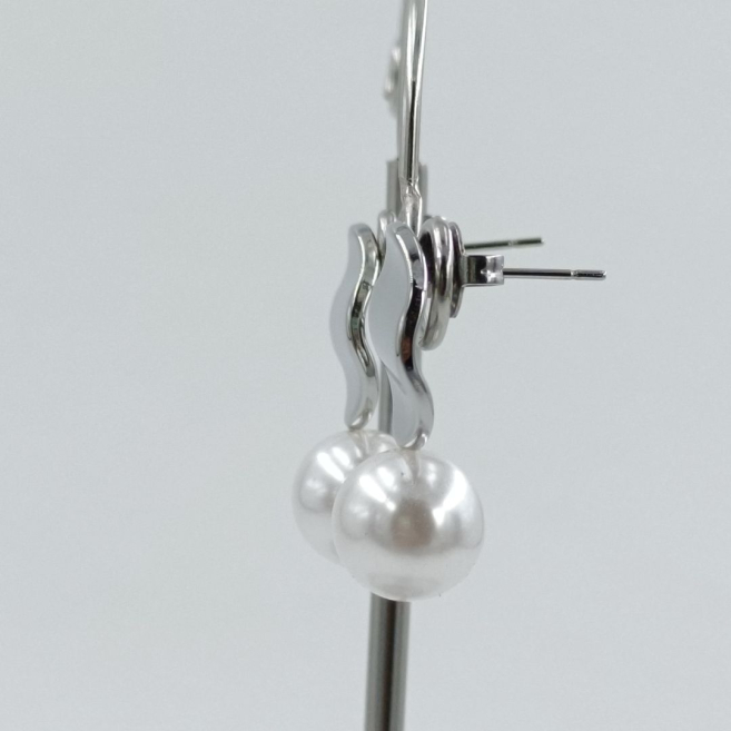 ARETES ZO10413E200 PLATEADO Acero Inoxidable