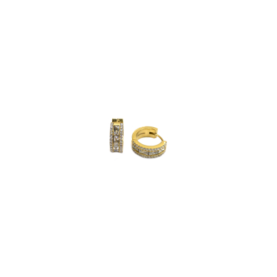 ARETES ZO11685E PLATEADO Acero Inoxidable