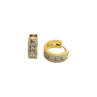 ARETES ZO11685E PLATEADO Acero Inoxidable