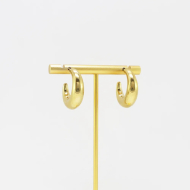 ARETES ZO9928E/25MM/300 DORADO Acero Inoxidable