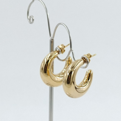ARETES ZO9928E/25MM/300 DORADO Acero Inoxidable