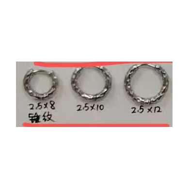 ARETES ZO15567E PLATEADO Acero Inoxidable