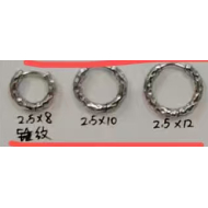 ARETES ZO15567E PLATEADO Acero Inoxidable