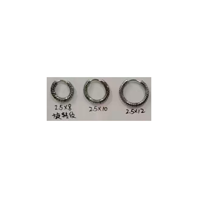 ARETES ZO15565E PLATEADO Acero Inoxidable