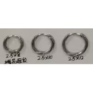 ARETES ZO15568E PLATEADO Acero Inoxidable