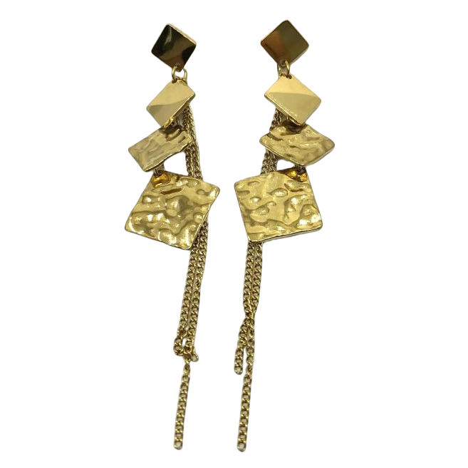 ARETES ZO14392E PLATEADO Acero Inoxidable