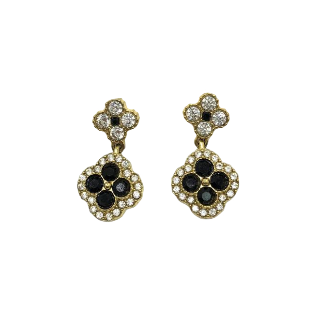 ARETES ZO13814E DORADO+AZULON Acero Inoxidable