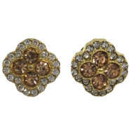 ARETES ZO15141E DORADO+NEGRO Acero Inoxidable
