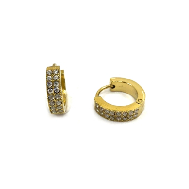 ARETES ZO10538E/10MM/250 PLATEADO Acero Inoxidable