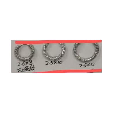 ARETES ZO15569E PLATEADO Acero Inoxidable