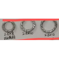 ARETES ZO15569E PLATEADO Acero Inoxidable