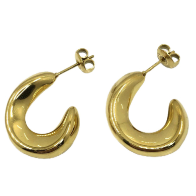 ARETES ZO14478E/22*18MM DORADO Acero Inoxidable