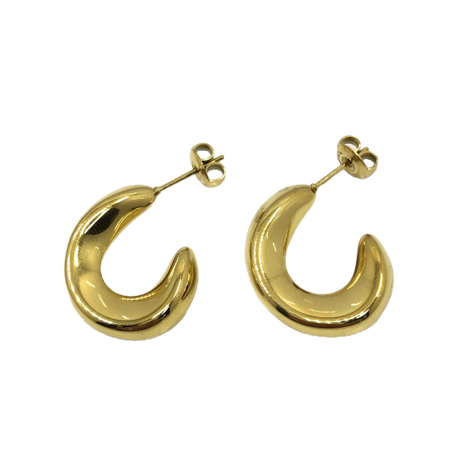 ARETES ZO14478E/22*18MM DORADO Acero Inoxidable
