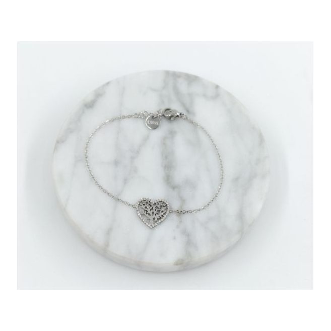 PULSERA ZO11928B PLATEADO Acero Inoxidable