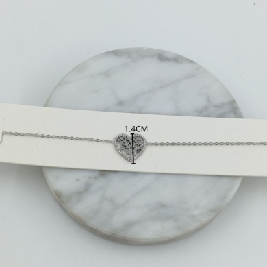 PULSERA ZO11928B PLATEADO Acero Inoxidable