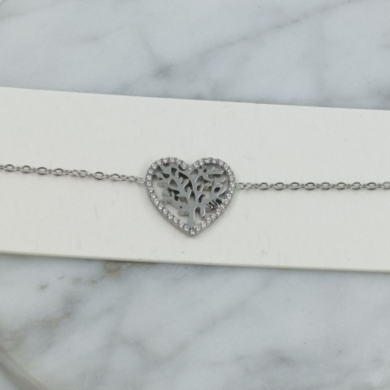PULSERA ZO11928B PLATEADO Acero Inoxidable