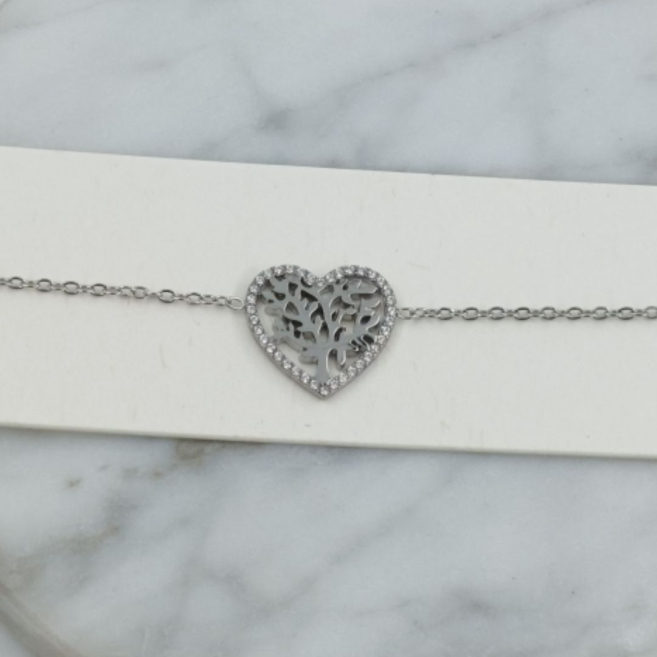 PULSERA ZO11928B PLATEADO Acero Inoxidable