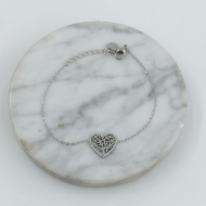 PULSERA ZO11928B PLATEADO Acero Inoxidable
