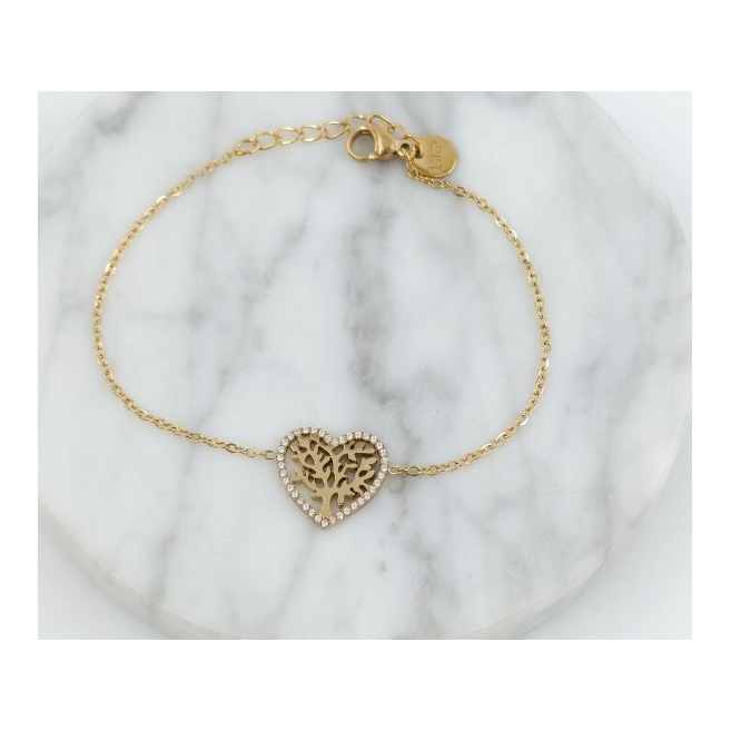 PULSERA ZO11928B DORADO Acero Inoxidable