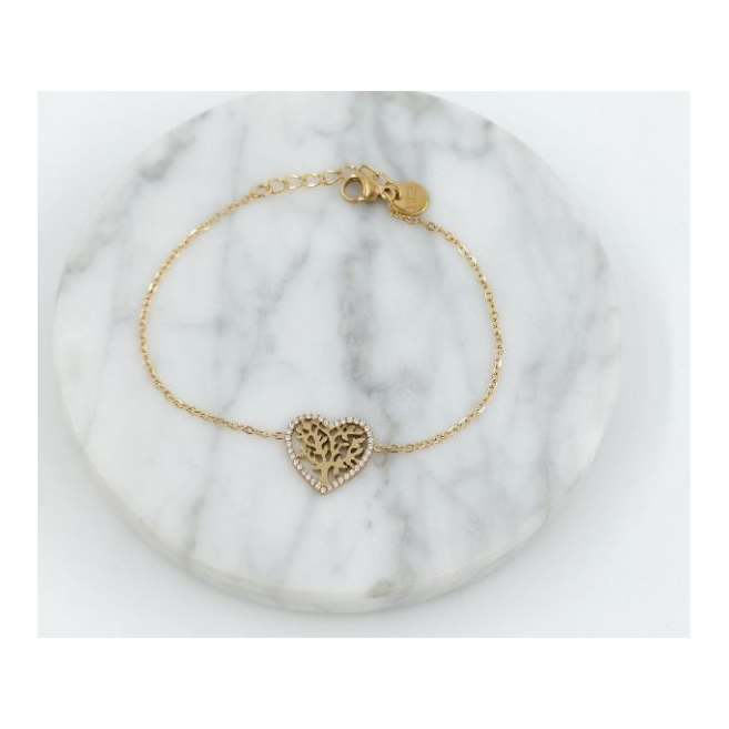 PULSERA ZO11928B DORADO Acero Inoxidable