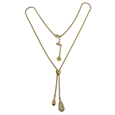 COLLAR ZO13886N PLATEADO Acero Inoxidable