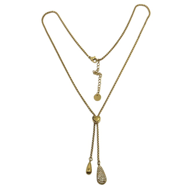 COLLAR ZO13886N PLATEADO Acero Inoxidable
