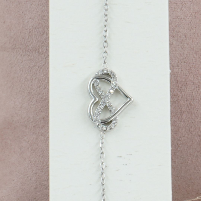 PULSERA ZO11779B PLATEADO Acero Inoxidable