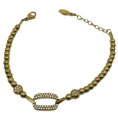 PULSERA ZO13333B PLATEADO Acero Inoxidable