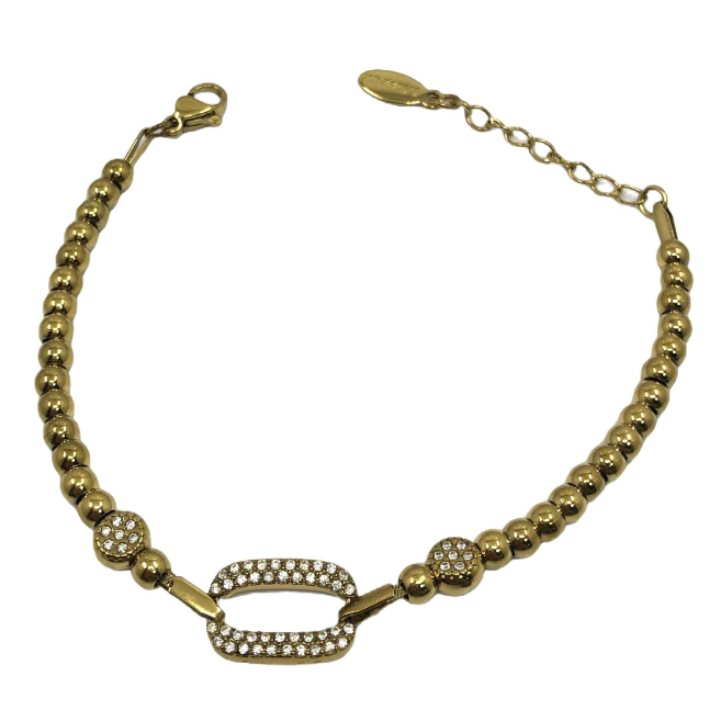 PULSERA ZO13333B PLATEADO Acero Inoxidable