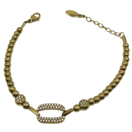 PULSERA ZO13333B DORADO Acero Inoxidable