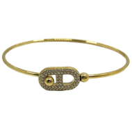 BRAZALETE ZO15227B PLATEADO Acero Inoxidable
