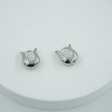 ARETES ZO11153E/15MM/200 PLATEADO Acero Inoxidable